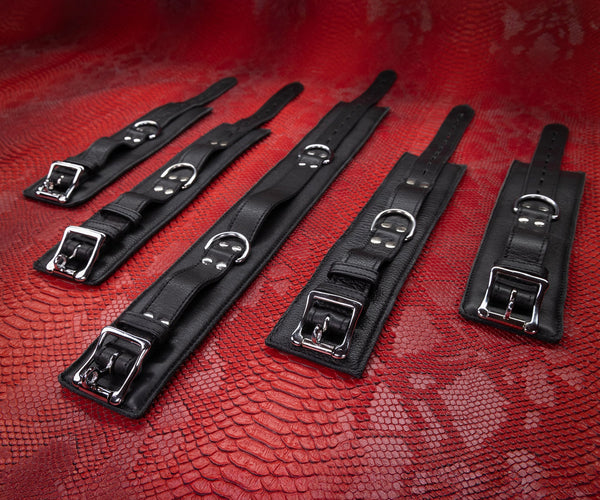 Leather Restraints for BDSM and Bondage | Kink Store Leather Restraints for BDSM and Bondage | Kink Store
