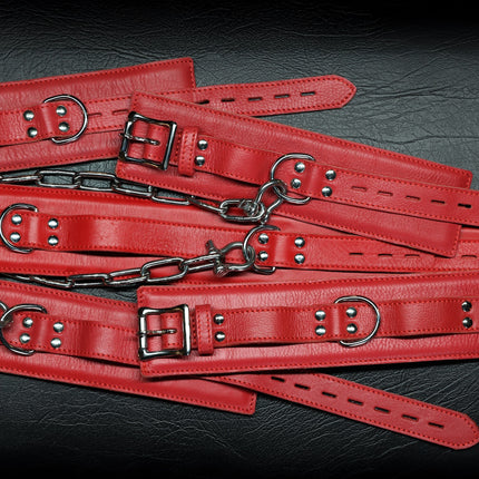 Whips & Chains Bedroom Leathers Set by Kink - BDSM Toys