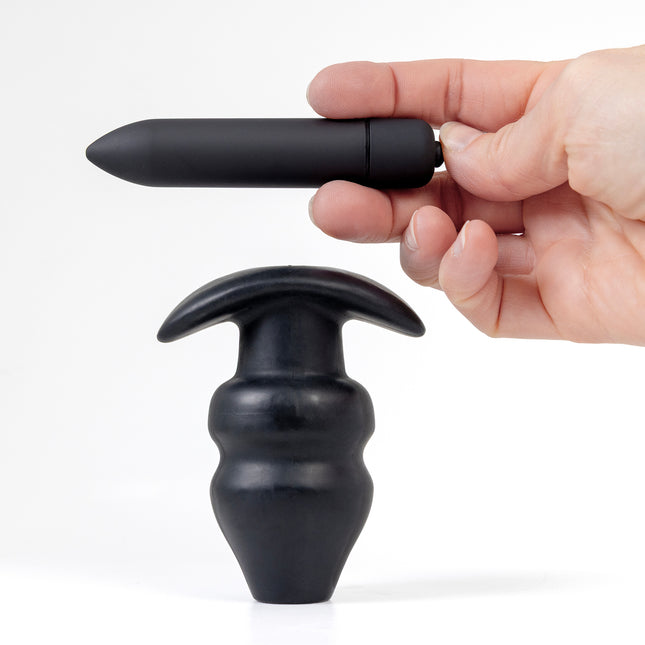 E-Stim Fire in the Hole Vibrating Anal Plug by Kink