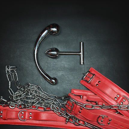 Whips & Chains Bedroom Leathers Set by Kink - BDSM Toys