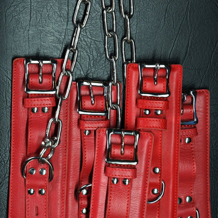 Whips & Chains Bedroom Leathers Set by Kink - BDSM Toys