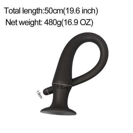 Graduated Silicone Anal Snake by KINK