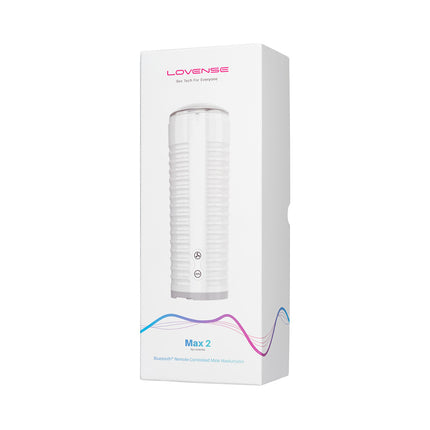 Lovense Max 2 Bluetooth Masturbator - Neutral Sleeve - Sex Toys