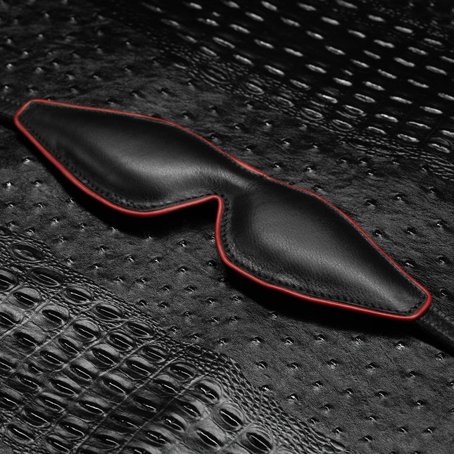 No-Peek Leather Blindfold By Kink