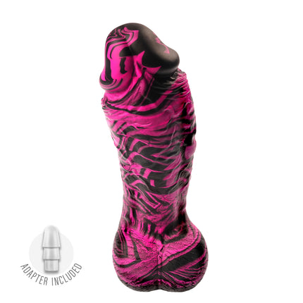 Voidbringer 7.5” Silicone Dildo Vapor Pink by Kink