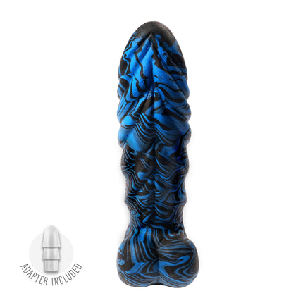 Darkness Within 8” Silicone Dildo Vapor Blue by Kink
