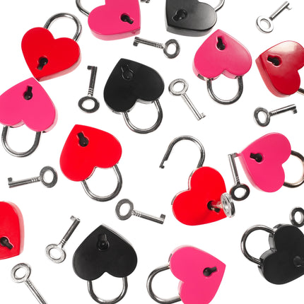 Love Padlocks, Set of 5, by Kink - Bondage Toys