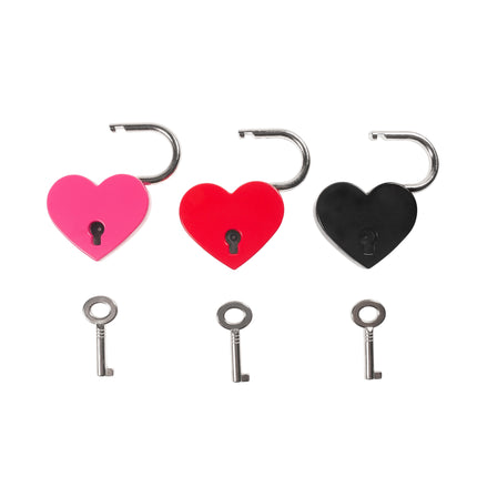Love Padlocks, Set of 5, by Kink - Bondage Toys