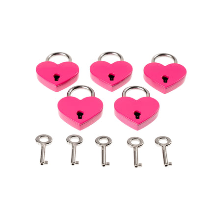Love Padlocks, Set of 5, by Kink - Bondage Toys