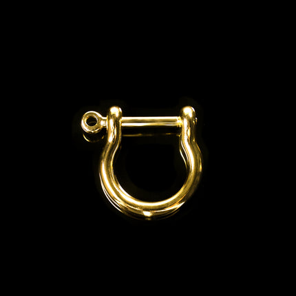 Gold Eclipse Anchor Shackle by Kink - Bondage Toys