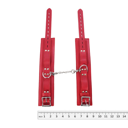 Five Piece Leather Collar Cuffs Set by Kink - Bondage Toys