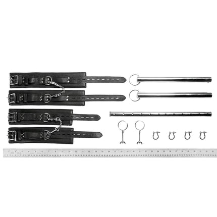 Straight Spreader Bar and Cuff Set By Kink - Bondage Toys