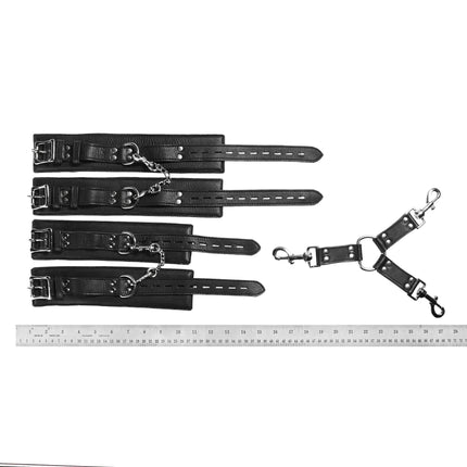 Leather Hogtie Set By Kink - Bondage Toys