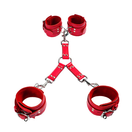 Leather Hogtie Set By Kink - Bondage Toys
