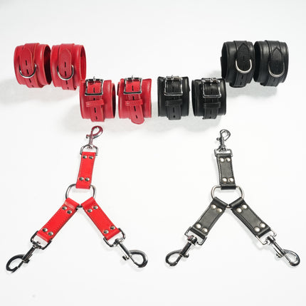 Leather Hogtie Set By Kink - Bondage Toys