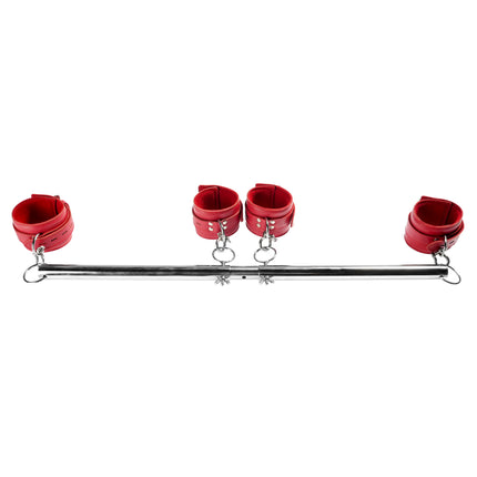 Straight Spreader Bar and Cuff Set By Kink - Bondage Toys