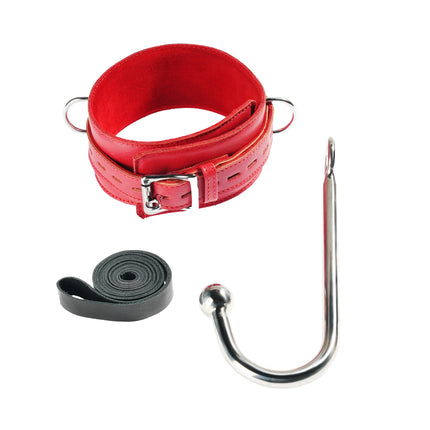Arched Back Ass Hook to Collar Set by Kink OLD - Bondage Toys