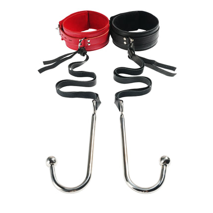 Arched Back Ass Hook to Collar Set by Kink OLD - Bondage Toys