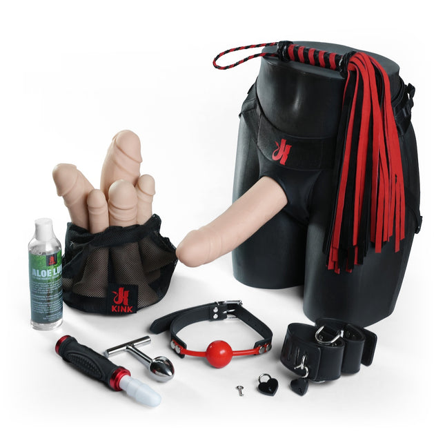 BDSM Pegging Kit with Bag of Dicks by Kink Kink Store BDSM Pegging Kit with Bag of Dicks by Kink Kink Store