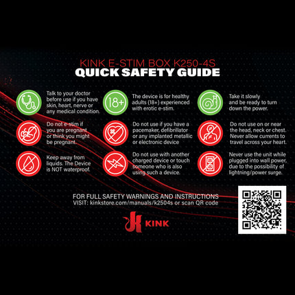 E-Stim Power Box by Kink - Electro Toys