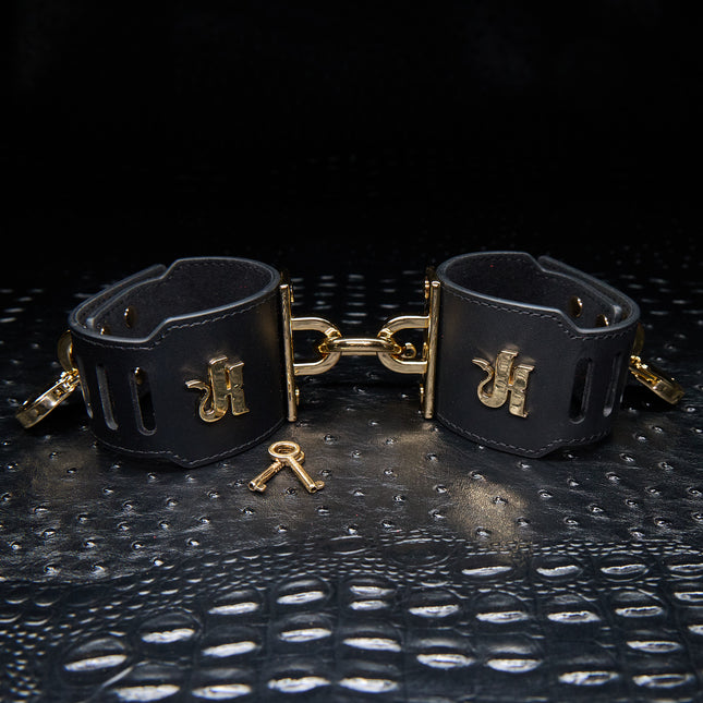 Gold Eclipse Wrist Cuff Set by Kink