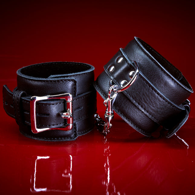 Signature Leather Wrist Cuffs by Kink