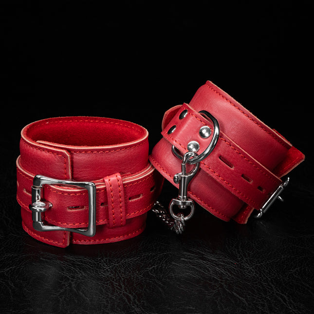 Signature Leather Wrist Cuffs by Kink