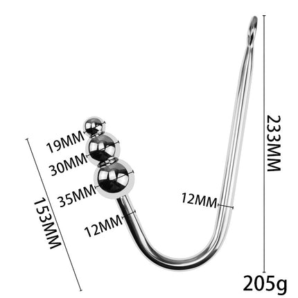 Beaded Anal Hook by KINK
