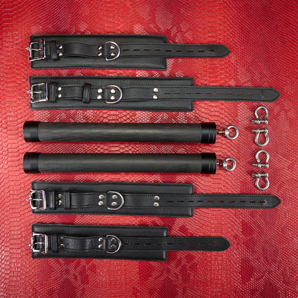 Deluxe BDSM Spreader Bar Kit, Carbon Fiber