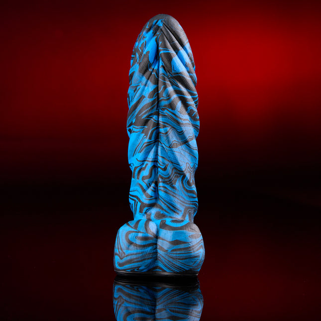 Darkness Within 8” Silicone Dildo Vapor Blue by Kink