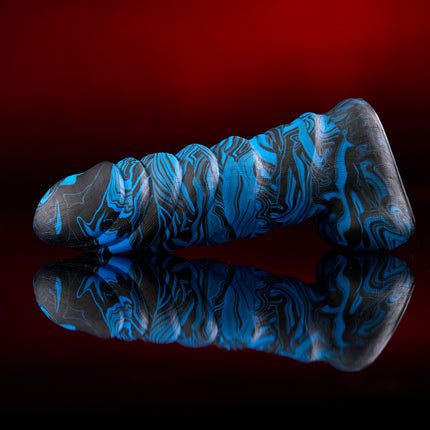Darkness Within 8” Silicone Dildo Vapor Blue by Kink
