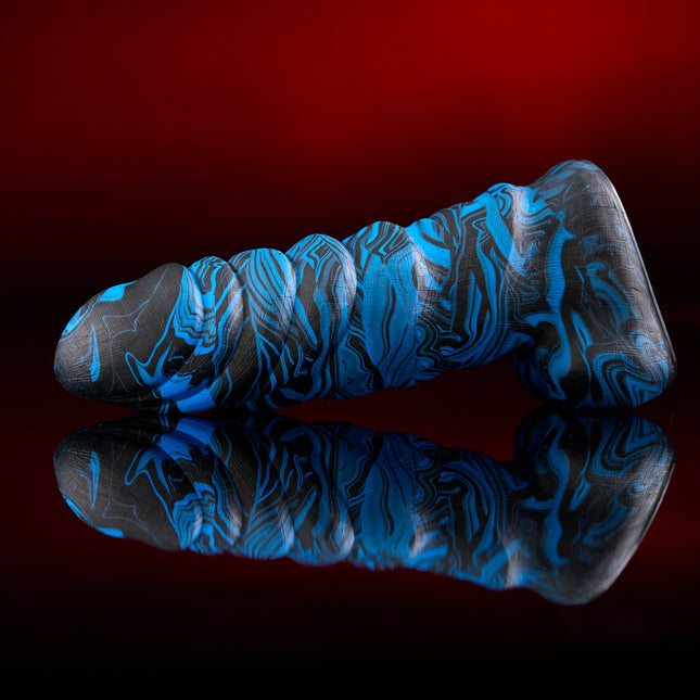 Darkness Within 8” Silicone Dildo Vapor Blue by Kink
