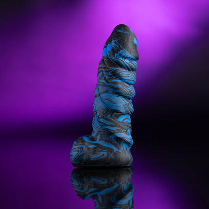 Darkness Within 8” Silicone Dildo Vapor Blue by Kink