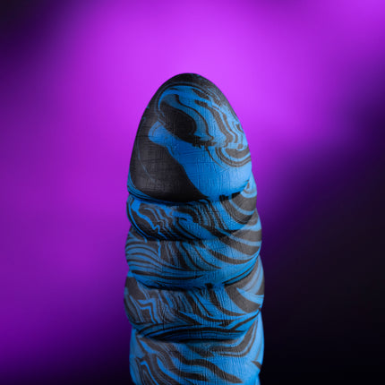 Darkness Within 8” Silicone Dildo Vapor Blue by Kink