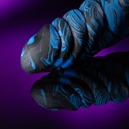 Darkness Within 8” Silicone Dildo Vapor Blue by Kink