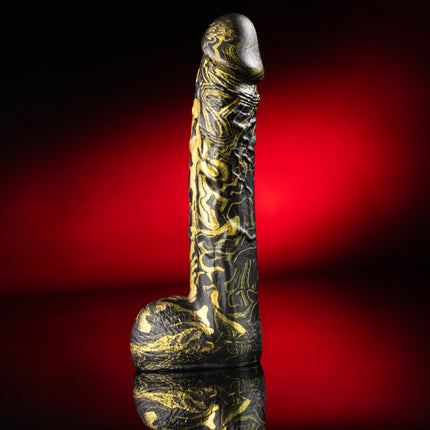 Fusion Rod 8.5” Silicone Dildo Vapor Gold by Kink