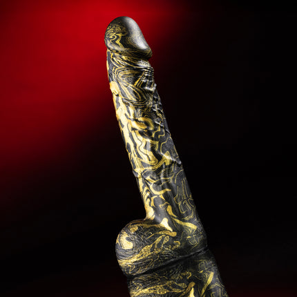 Fusion Rod 8.5” Silicone Dildo Vapor Gold by Kink