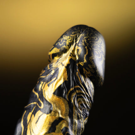 Fusion Rod 8.5” Silicone Dildo Vapor Gold by Kink
