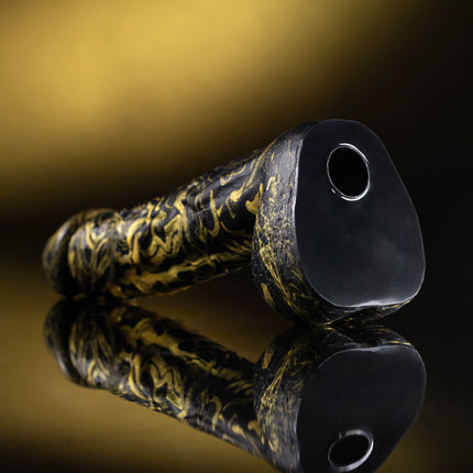Fusion Rod 8.5” Silicone Dildo Vapor Gold by Kink