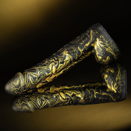 Fusion Rod 8.5” Silicone Dildo Vapor Gold by Kink