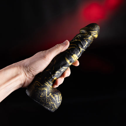 Fusion Rod 8.5” Silicone Dildo Vapor Gold by Kink