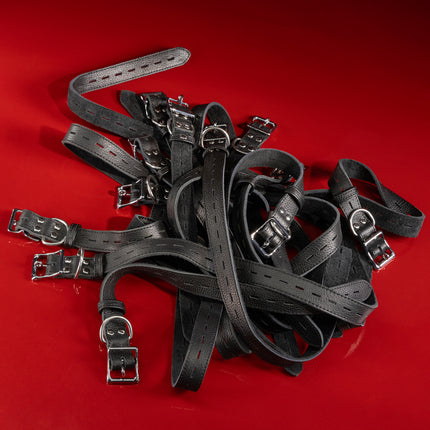 Leather Bondage Belt Sets