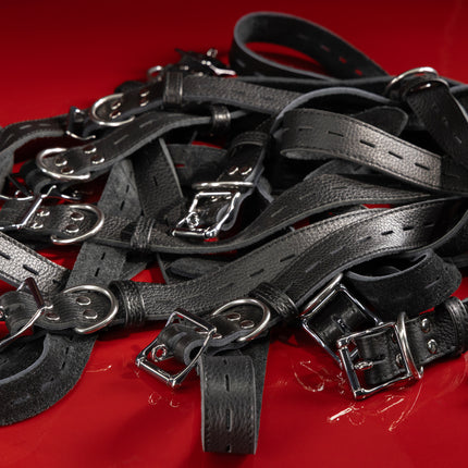 Leather Bondage Belt Sets