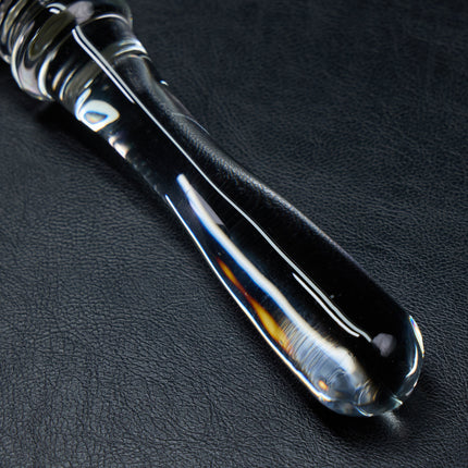 Glass Handle Flogger by Kink