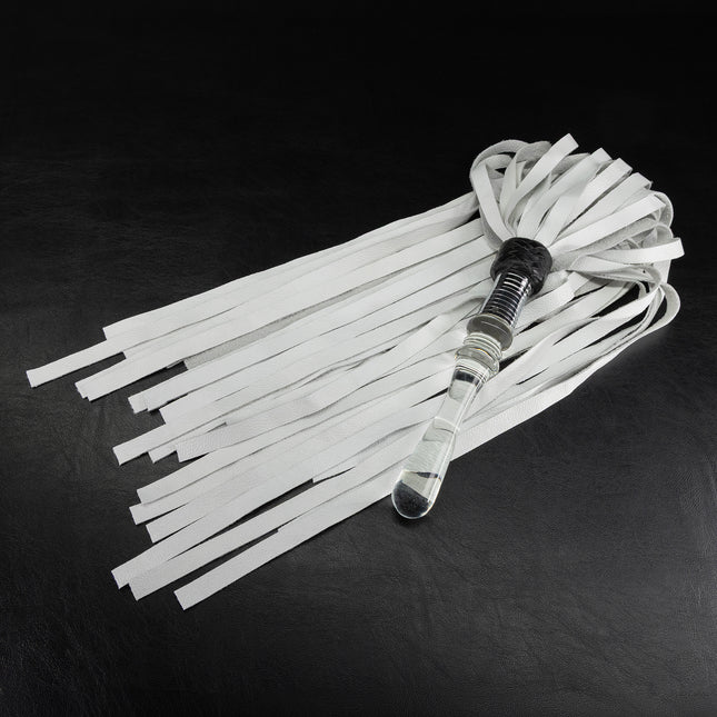 Glass Handle Flogger by Kink