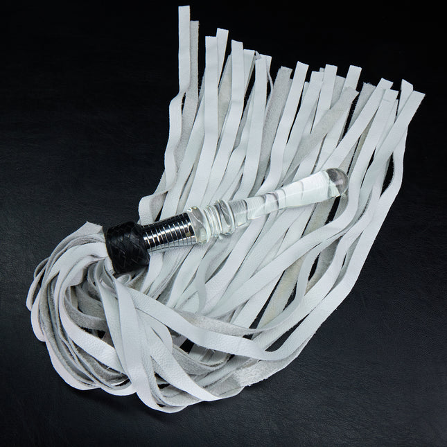 Glass Handle Flogger by Kink