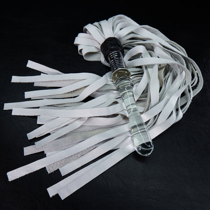 Glass Handle Flogger by Kink