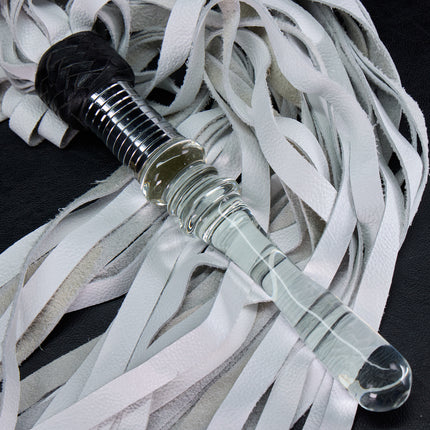 Glass Handle Flogger by Kink
