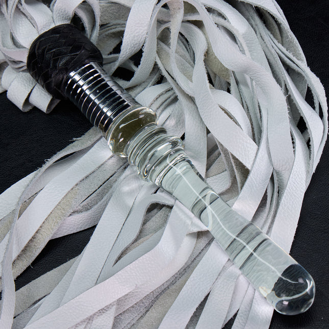 Glass Handle Flogger by Kink