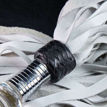 Glass Handle Flogger by Kink